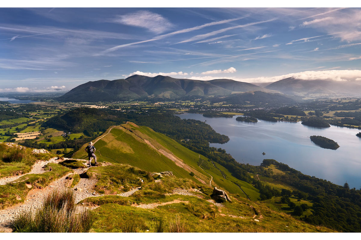 Catbells ridge walk above Derwentwater